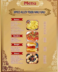 Spice Alley menu 2