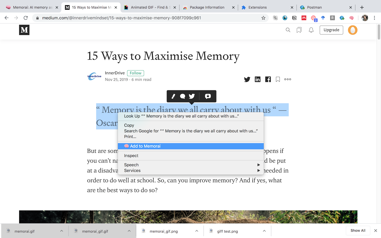 Memorai – AI memory assistant for Anki Preview image 0