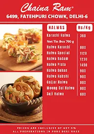 Chaina Ram Sindhi Confectioners menu 8