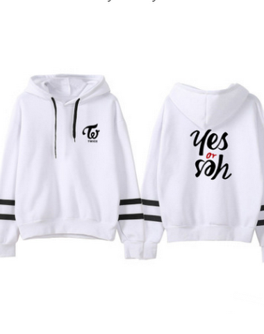Printed and velvet hooded sweater f - 2