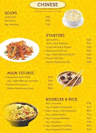 Sagar Ratna menu 1