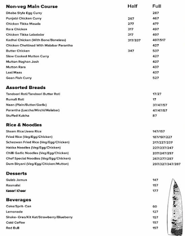 Live Tandoor menu 