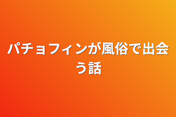 パチョフィンが風俗で出会う話