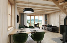 Aranżacja wnętrz nr 1 dla projektu domu Chatka 2 drewniana