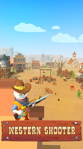 Screenshot Stickman Sniper: Western gun