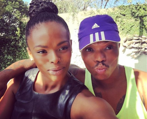 Somizi Mhlongo speaks on his relationship fallout with Unathi Nkaiyi (left.)