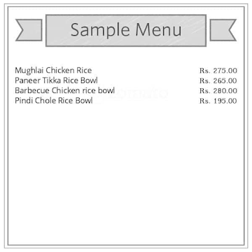 The Bowl Company menu 