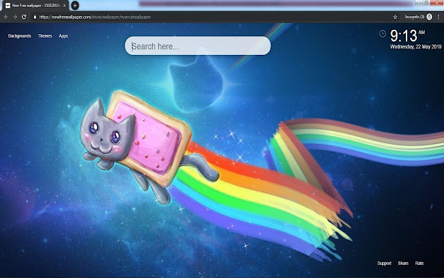 Nyan Cat Wallpapers New Tab Themes