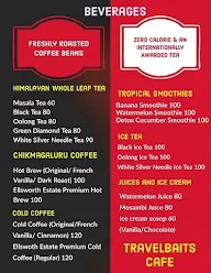 Travelbaits Cafe menu 1