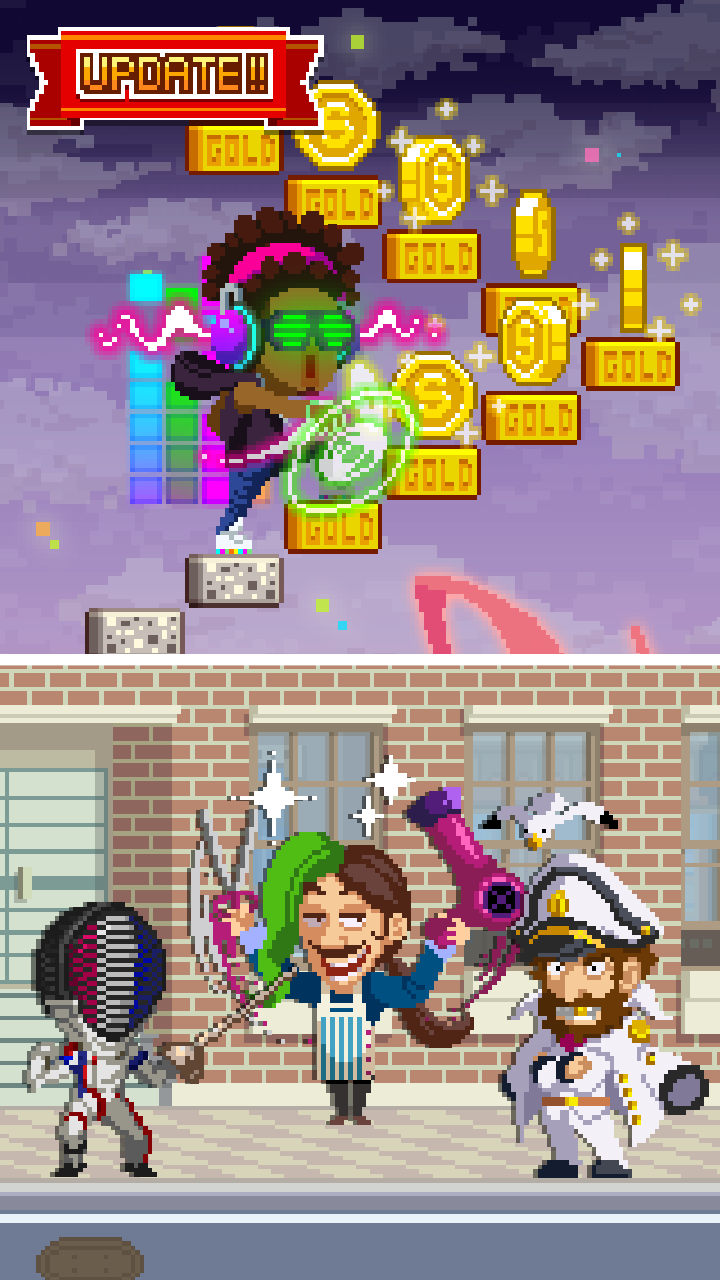 Android application Infinite Stairs screenshort