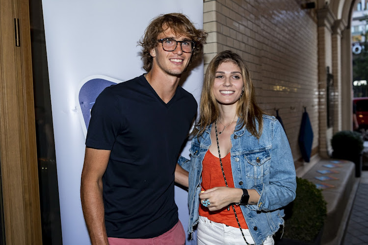 Alexander Zverev and his former girlfriend Olga Sharypova