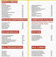 Only Parathas menu 6