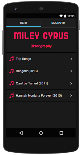 Miley Cyrus Top Lyrics