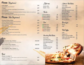 The Little Grill Cafe menu 