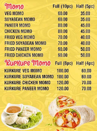 Mera Momo menu 1