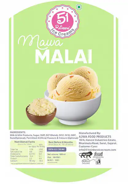 Mawa Malai Premium Ice Cream