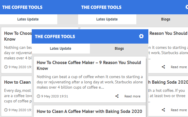 The Coffee Tools - Latest News Update Preview image 0