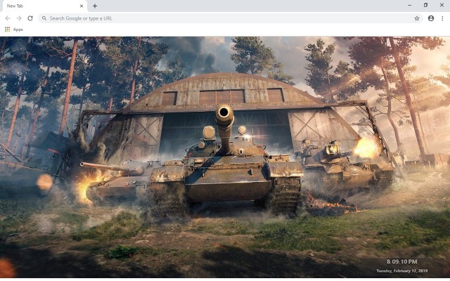 World of Tanks Custom New Tab