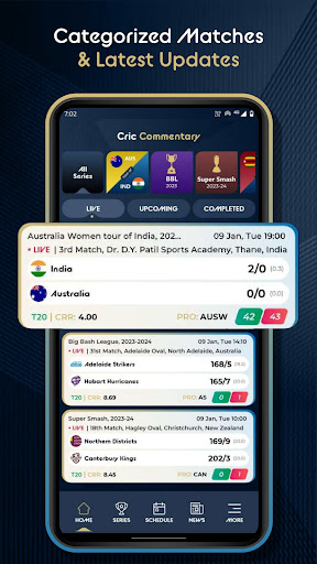 Screenshot Cric Commentary - Live Line