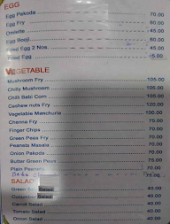 Sri Balaji Restaurant menu 2