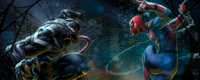 Spiderman Vs Venom Wallpapers New Tab marquee promo image