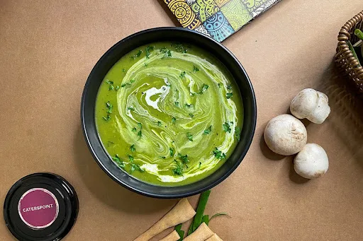 Cream Broccoli Sauteed Mushroom Soup