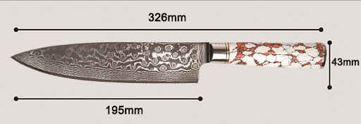 Title 1, Stainless Steel Lightweight Gift Chefs Knife, ...