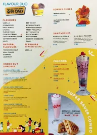 Polar Bear menu 1