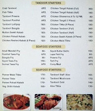 Hotel Benzy menu 3