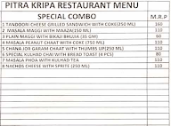 Om Sai Kripa Restaurant menu 2