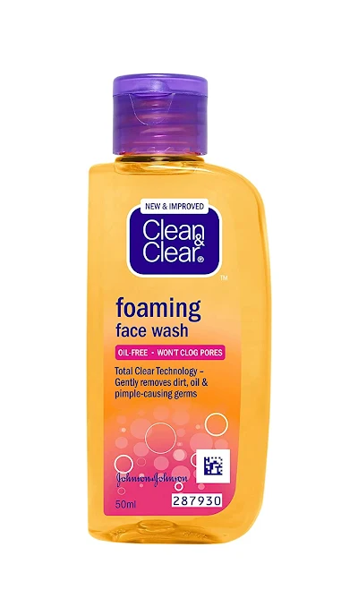 Clean & Clear Foaming Face Wash - 50 ml