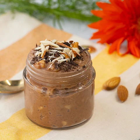 Chocolate Nutty Dates Pudding