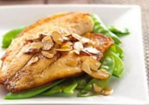 White Fish with Almond Butter