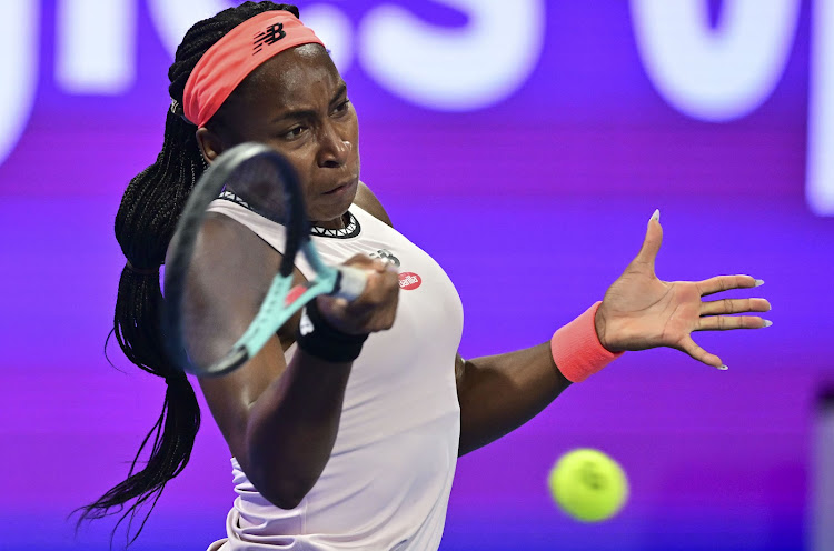 Coco Gauff of the United States in in a past action.