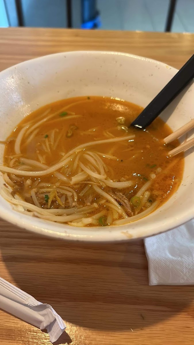 Gluten-Free at Mian Noodle House