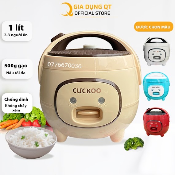 [Hàng Mới Về] Nồi Cơm Điện Mini Cuckoo Dung Tích 1L Kiểu Dáng Con Lợn Siêu Đáng Yêu, Bh 12 Tháng