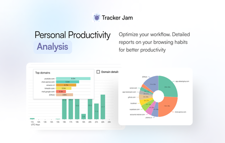 TrackerJam - Automatic Time Tracker and Web Analytics small promo image