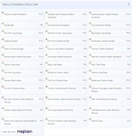 Shamby's Pizza Cafe menu 2