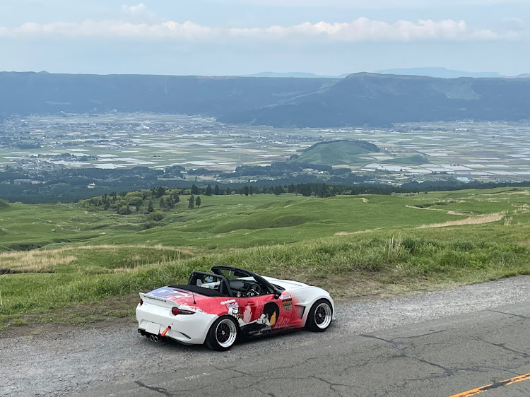 ロードスターのGW・新緑の季節・どこも観光客だらけ・大観峰ドライブ・佐伯鶴見に関するカスタム事例の投稿画像2枚目