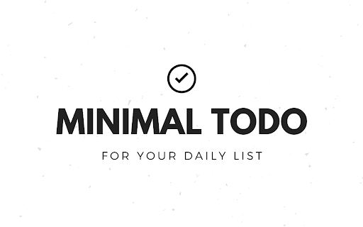 Minimal Todo