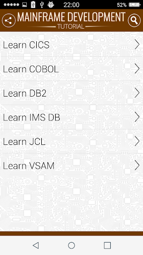 Mainframe tutorials