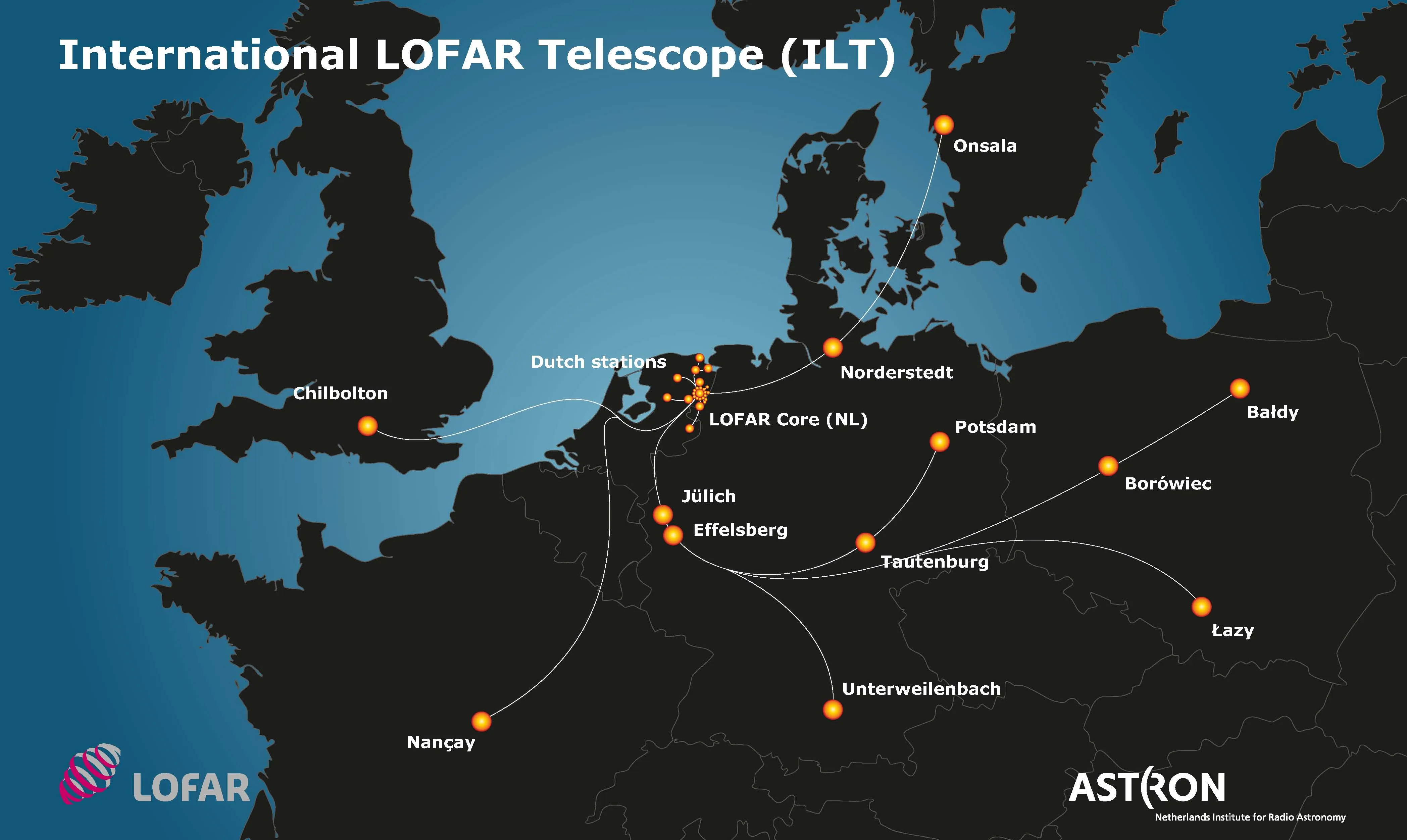 LOFAR Landkarte