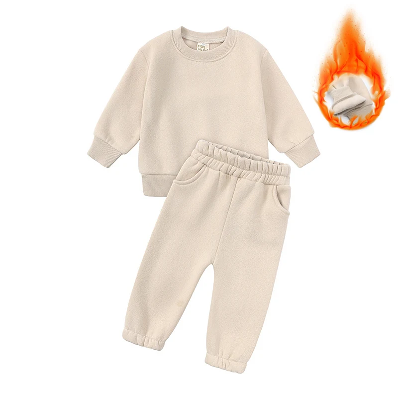 Conjunto esportivo coreano para meninos grandes, suéter e calças, perfeito para outono e inverno, estilo e conforto para as crianças.