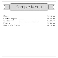 Kaviya Madhi Unavagam menu 1