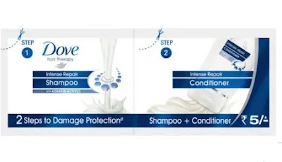 Dove Shampoo + Conditioner Pouch - 12 ml