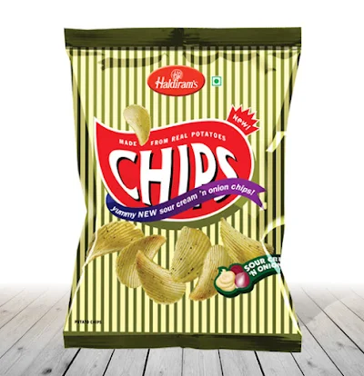 Haldirams Haldiram Sour Cream & Onion Chips - 60.50 gm