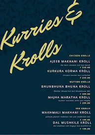 Kurries and Krolls menu 2