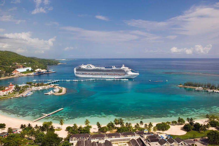 Crown Princess in Ocho Rios, Jamaica. 