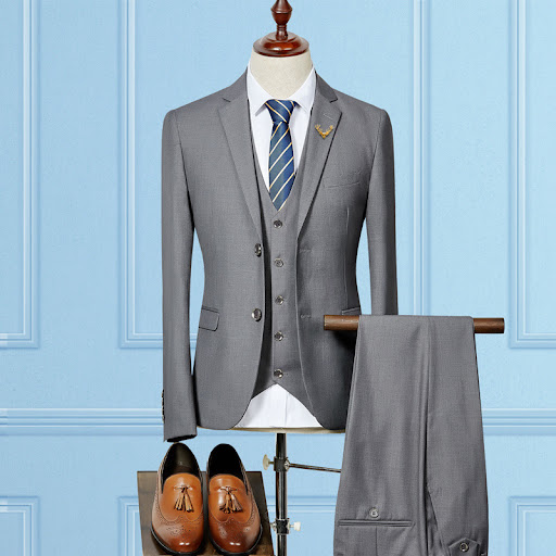 Title 1, Slim Fit Wedding Suits For Men Custom Made 3 Pi...