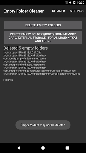 Empty Folder Cleaner screenshots 17